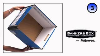 Bankers Box Premium PRESTO™ Classic Box  Assembly Video [upl. by Asenab]