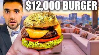 WORLDS CHEAPEST BURGER Vs MOST EXPENSIVE BURGER 014 vs 12000 [upl. by Etoile]