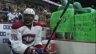 PK Subban gets an introduction to the Green Men [upl. by Isadora176]