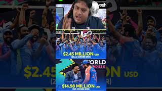 125 crore prize money 😱🔥 viratkohli worldcup india wc2024 jayshah rohitsharma bcci [upl. by Hyacinth]