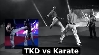 When Olympic TKD Outperforms ITF TKD vs Karate Kickboxing [upl. by Gunnar]