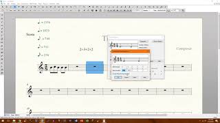 Finale v255 Time Signature Beaming [upl. by Yemane]