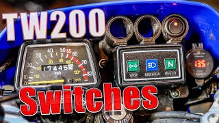 TW200 Mod  Installing a Custom Switch Holder and USB ChargerVolt Meter [upl. by Jehovah]