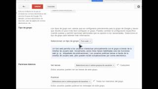 Crear un grupo en Google Groups [upl. by Compte805]