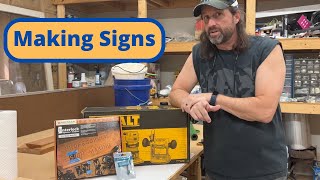 Dewalt Compact Router DWP611 and Rockler Interlock Signmakers Kit  Review and Tips [upl. by Kozloski]