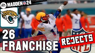 HARDEST MADDEN 24 FRANCHISE  NFL REJECTS JACOBY BRISSETT RALLIES BISONS IN AWAY RAIN GAME  Ep26 [upl. by Arytal]