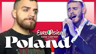 OCHMAN  RIVER REACTION POLAND EUROVISION 2022 [upl. by Yelroc]