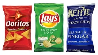 Top 10 Potato Chip Flavors [upl. by Larine686]