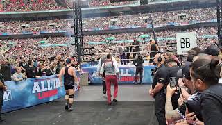 Grado amp Big Show Entrance AEW All In Wembley 2023 [upl. by Einafets]