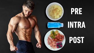 What To Eat Before During amp After Training For Max Muscle Growth [upl. by Jarita]