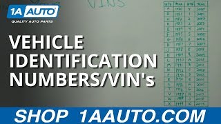 Decoding and Understanding Vehicle Identification Numbers  VINs [upl. by Macdougall]