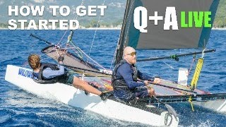 How to Start Sailing  Where to begin⛵️QA Live  Your Catamaran Sailing Questions Answered [upl. by Aneert119]