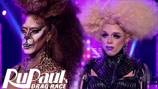 Nina Bonina Brown amp Ajas quotFinallyquot Lip Sync  Rupauls Drag Race [upl. by Karilla]