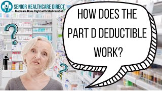 2021 Medicare  Part D Deductible How it Works [upl. by Frants]