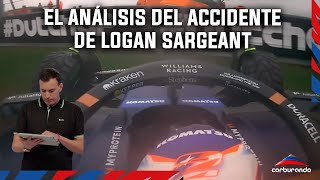 Franco Vivian analizó el accidente de Logan Sargeant [upl. by Einaffyt]