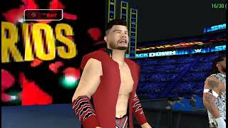 ANGEL GARZAHUMBERTO CARRIILLO Y SANTOS ESCOBAR WWE 2K24 [upl. by Nollahp]