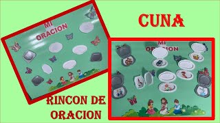 MANUALIDADES BIBLICAS  CUNA RINCON DE ORACION  MINISTERIO INFANTIL [upl. by Afrikah861]