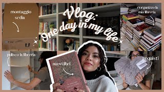 RIORGANIZZO LA MIA STANZA E LA MIA LIBRERIA  VLOG✨ [upl. by Adnohrahs]