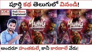 MALANG Hindi Movie Full Story Explained In Telugu  Mohit Suri  Kadile Chitrala Kaburlu [upl. by Nirel]