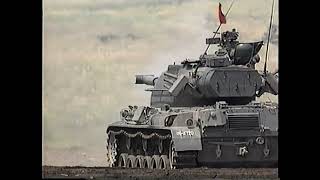 JGSDF TYPE 61 MBT LIVE FIRING · 61式戦車 [upl. by Aleibarg]