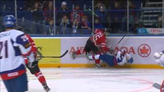 CanadaSlovakia 63  2013 IIHF Ice Hockey U20 World Championship 281212 [upl. by Berstine955]