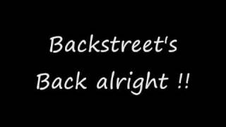 Backstreet boys everybody lyrics [upl. by Kries]