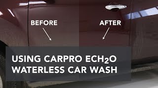 Using CarPro ECH2O Waterless Car Wash [upl. by Salangia643]