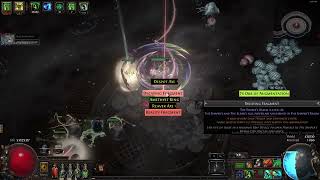 PoE 325 Poison Blade Vortex VS T17 Map Delirium Mirror [upl. by Epp]