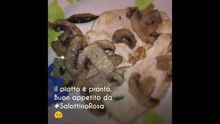 Petto di pollo ai funghi con finta besciamella ricetta di Anna Colella [upl. by Ahsiela]