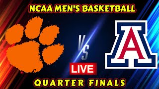 CLEMSON VS ARIZONA  2024 NCAA MENS BASKETBALL  CHAMPIONSHIP  LIVE SCOREBOARD [upl. by Aztiray]