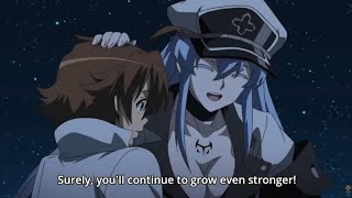 Esdeath X Tastumi moments  Akame ga kill  Cute anime couple [upl. by Omiseno]