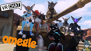 Furries Go On Omegle While Sitting On A Battle Tank  VRChat Omegle [upl. by Ejrog]