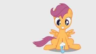 Cute Scootaloo  Sweetie pie Cuppycake Song  Animation [upl. by Assilac105]