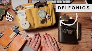 Whats in my Stationery Pouch 👝 Delfonics Small Pouch [upl. by Mic]