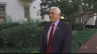 Former Vice President Pence returns to Capitol Hill [upl. by Notlek]