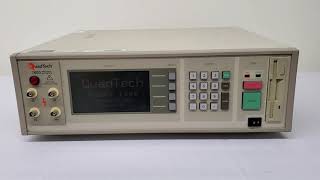 Quadtech 7600 Precision RLC Meter A 58734 [upl. by Sorodoeht]