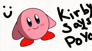 Kirby says poyo [upl. by Engedus]