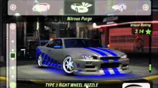 NFS Underground 2 Nissan Skyline z Fast and Furious [upl. by Nahem]