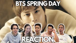 BTS 방탄소년단 봄날 Spring Day Official MV REACTION [upl. by Meehahs]