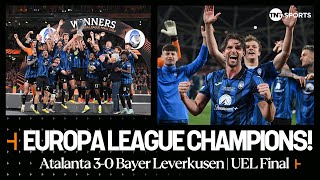 Atalanta lift the Europa League Trophy 🏆  Atalanta 30 Bayer Leverkusen UEL Final [upl. by Eelesor687]