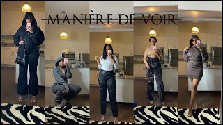 HUGE maniere de voir clothing haul and review manieredevoir  Donna Angela [upl. by Sedaiuqlem]