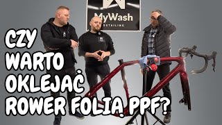 Jak zabezpieczyć ROWER przed uszkodzeniami  Czy warto oklejać rower folią PPF [upl. by Alfons]