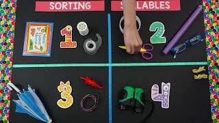 Sorting Syllables  Kids Learning Video [upl. by Iznyl]