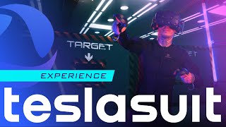 TESLASUIT Experience Redefining VR Immersion with FullBody Haptic Feedback [upl. by Schaumberger]