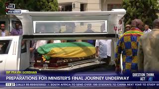 RIP Pravin Gordhan  Preparations for Ministers final journey underway [upl. by Halima632]