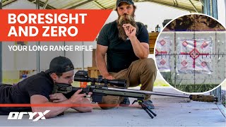 How to Boresight and Zero a LongRange Precision Rifle with Marine Insutrctor Andy Slade [upl. by Anawad90]