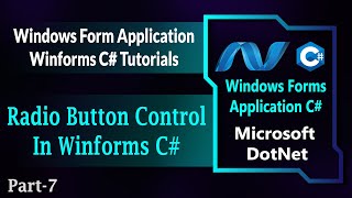 07  Radio Button Control In Winforms C  Radio Button In Windows Forms Csharp HindiUrdu [upl. by Atteoj]