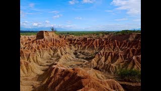 Desierto de la Tatacoa Huila desde el aire Drone [upl. by Vastha737]