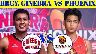 PBA LIVE  BRGY GINEBRA vs PHOENIX I LIVE SCORES amp PLAYERS STATISTICS [upl. by Nosduj152]