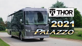 2021 Thor Palazzo Class A Diesel Pusher Motorhome [upl. by Puttergill144]